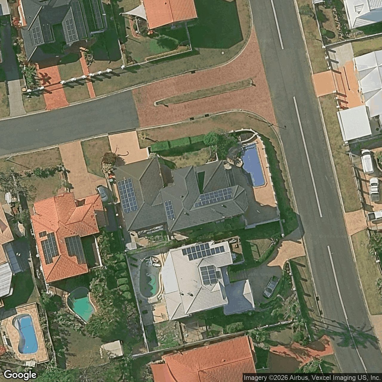 Aerial view of 7 Renfrew Drive, Highland Park QLD 4211