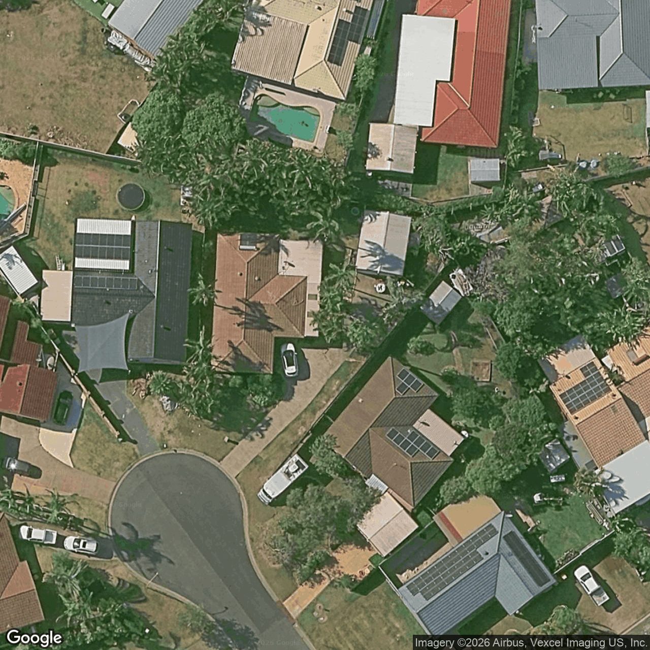 Aerial view of 5 Marimar Place, Highland Park QLD 4211