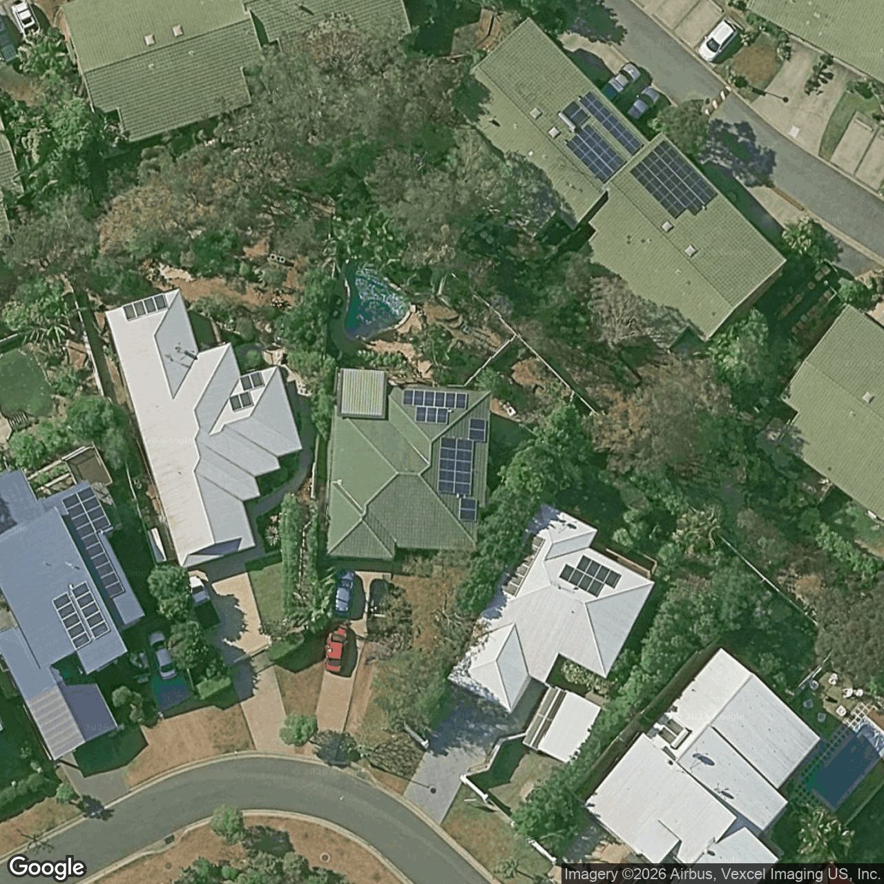 Aerial view of 9 Tara Vista Boulevard, Highland Park QLD 4211