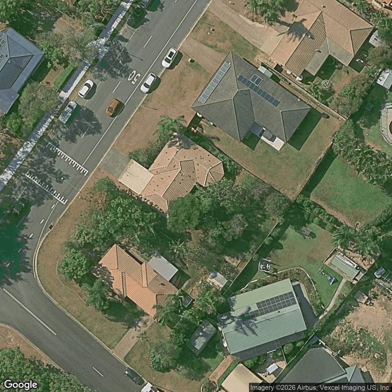 Aerial view of 42 Kincaid Drive, Highland Park QLD 4211
