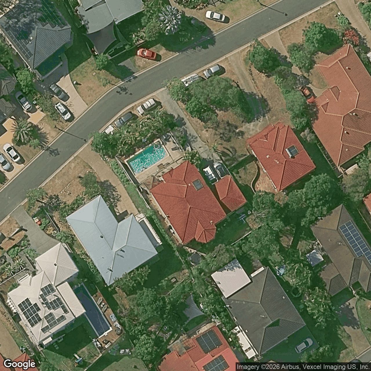 Aerial view of 12 Tara Vista Boulevard, Highland Park QLD 4211