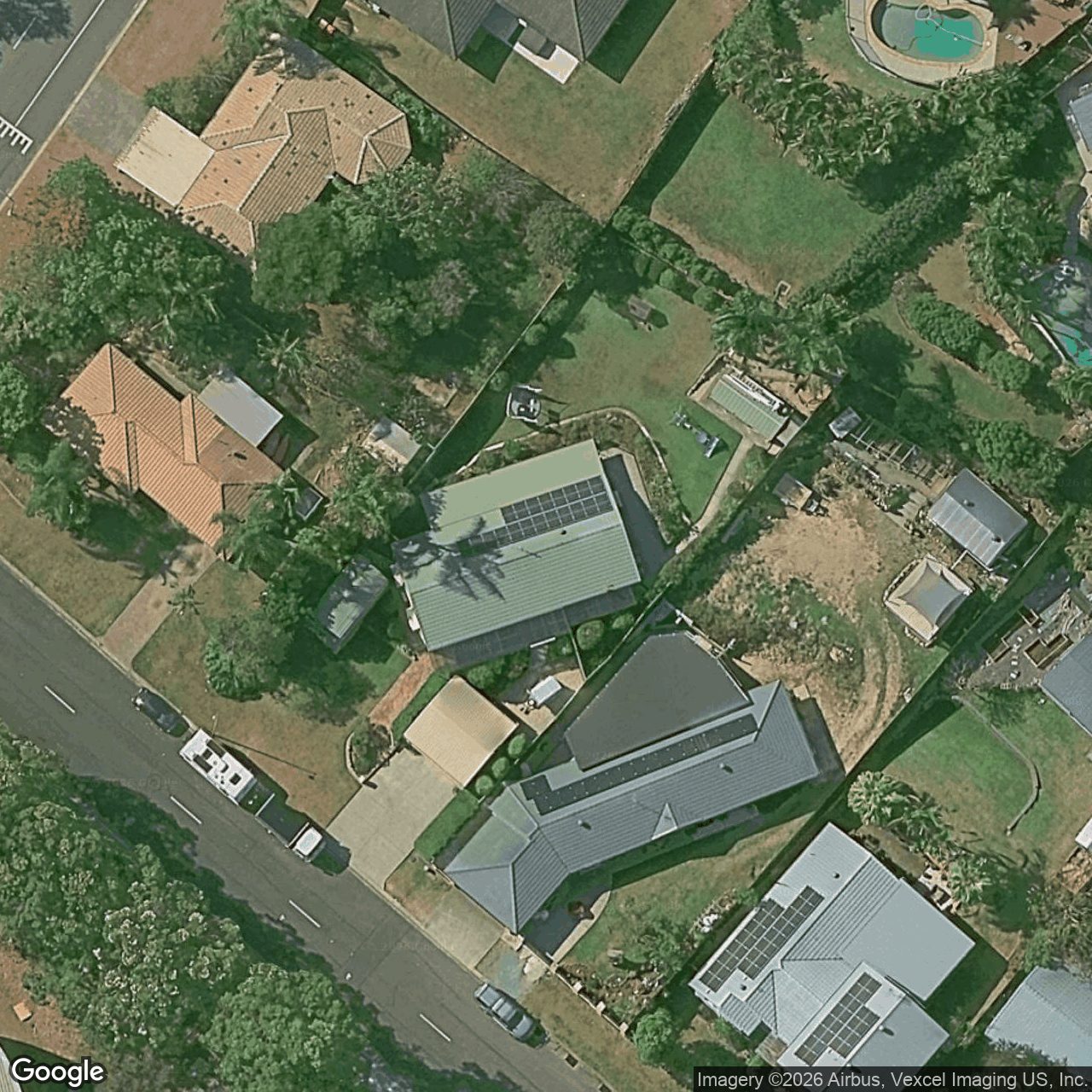 Aerial view of 71 Renfrew Drive, Highland Park QLD 4211