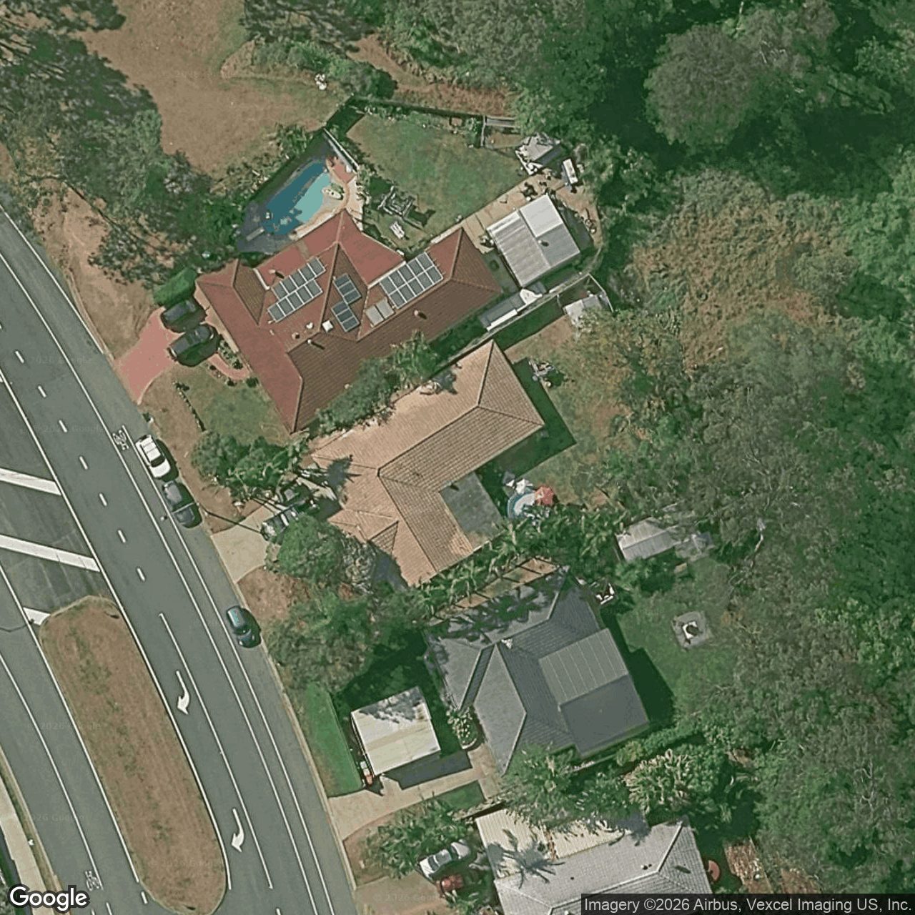 Aerial view of 197 Alexander Drive, Highland Park QLD 4211