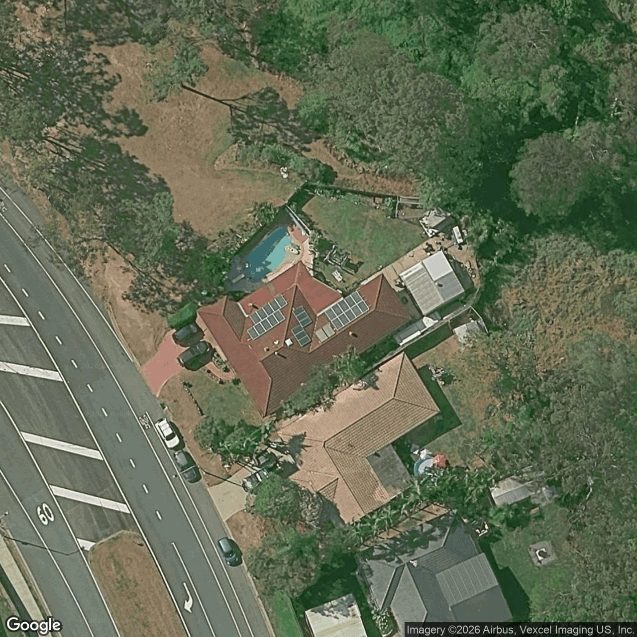 Aerial view of 199 Alexander Drive, Highland Park QLD 4211