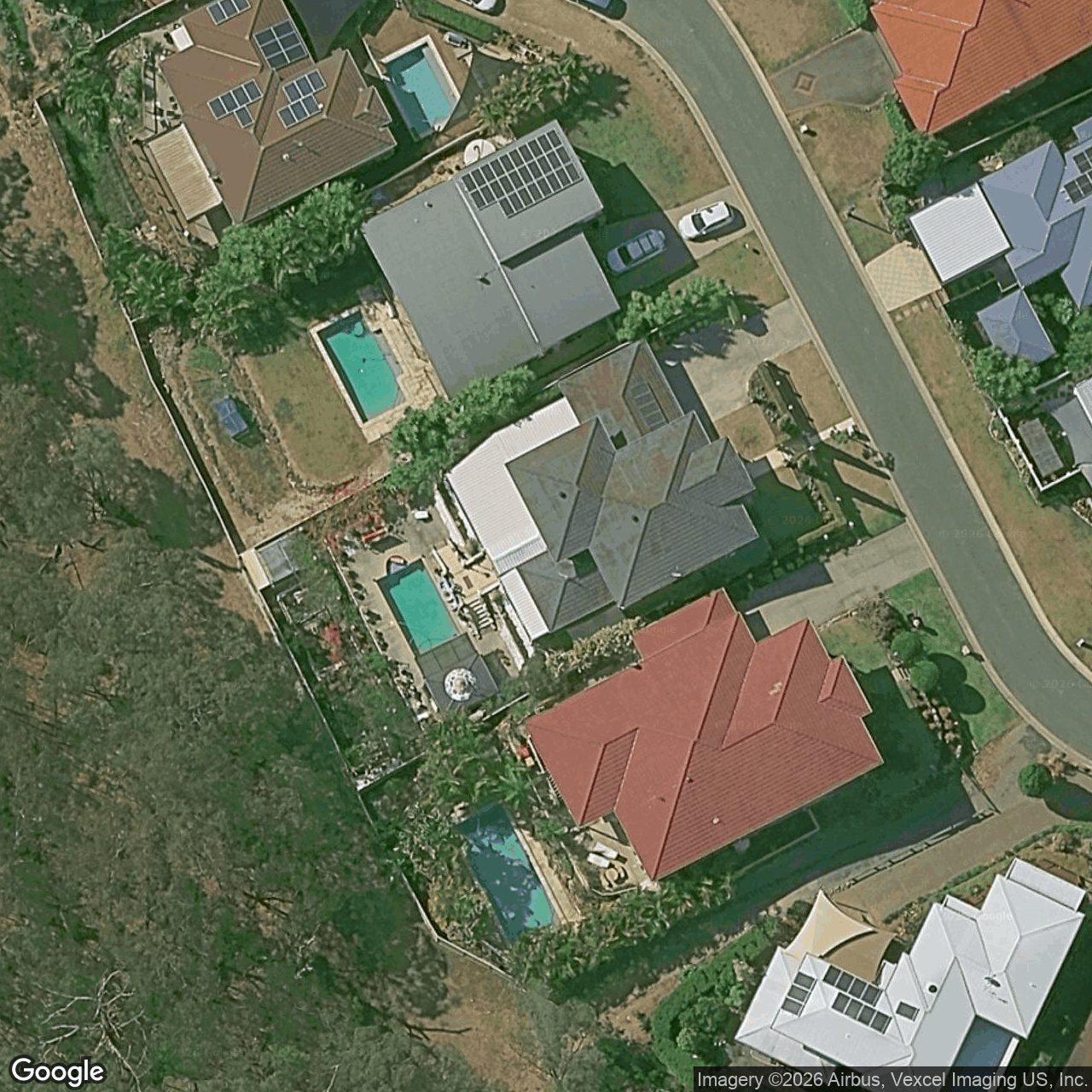 Aerial view of 46 Tara Vista Boulevard, Highland Park QLD 4211