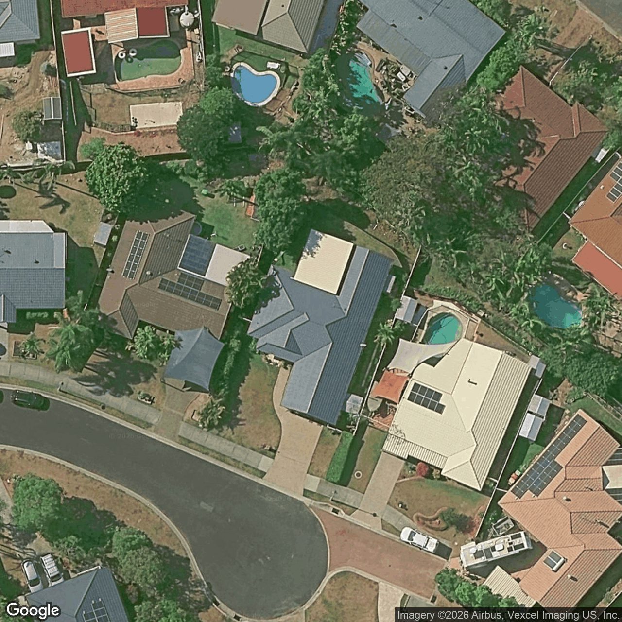 Aerial view of 10 Hampshire Close, Highland Park QLD 4211