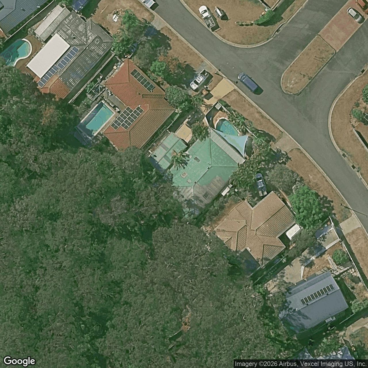 Aerial view of 13 Stonehaven Place, Highland Park QLD 4211