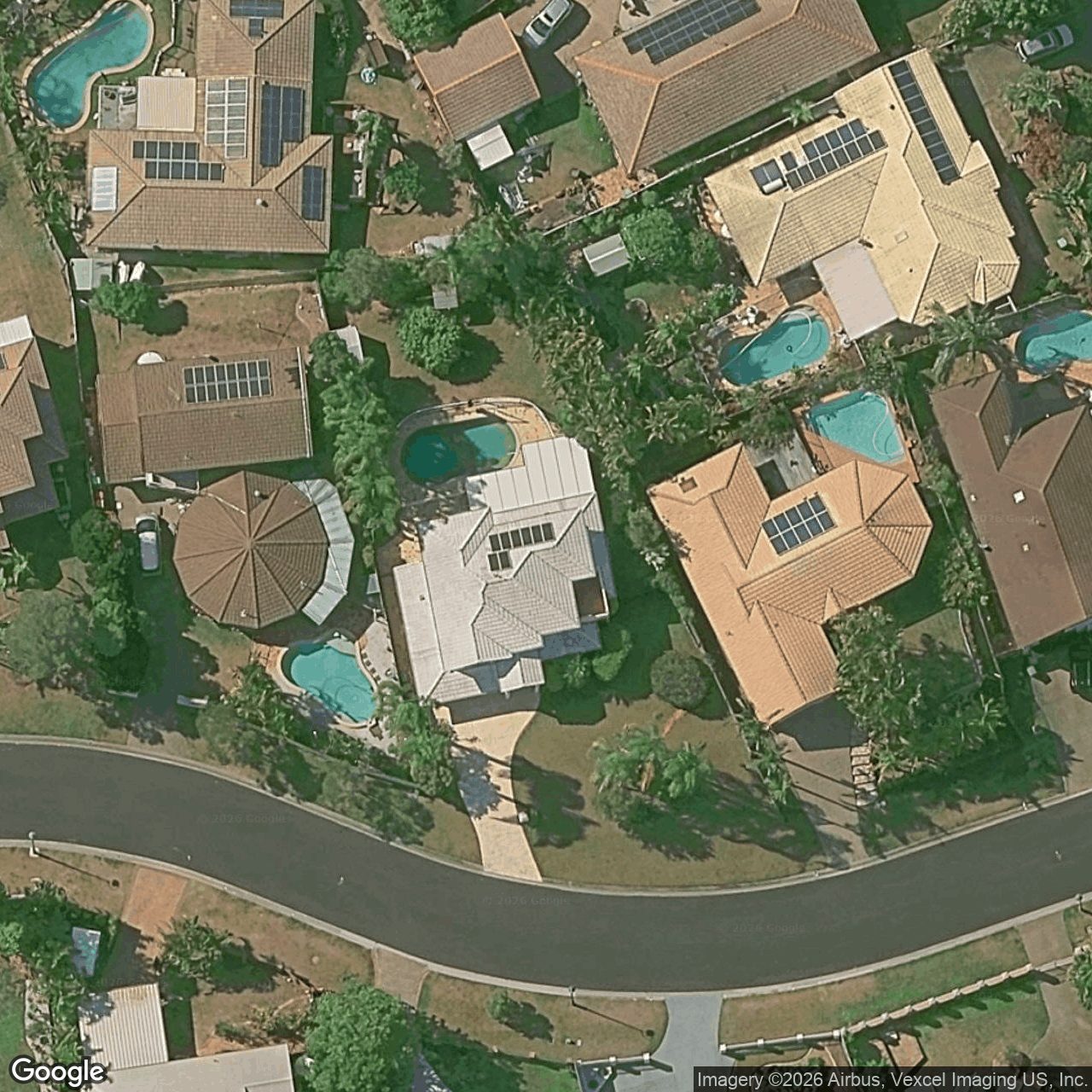 Aerial view of 5 Nottingham Place, Highland Park QLD 4211