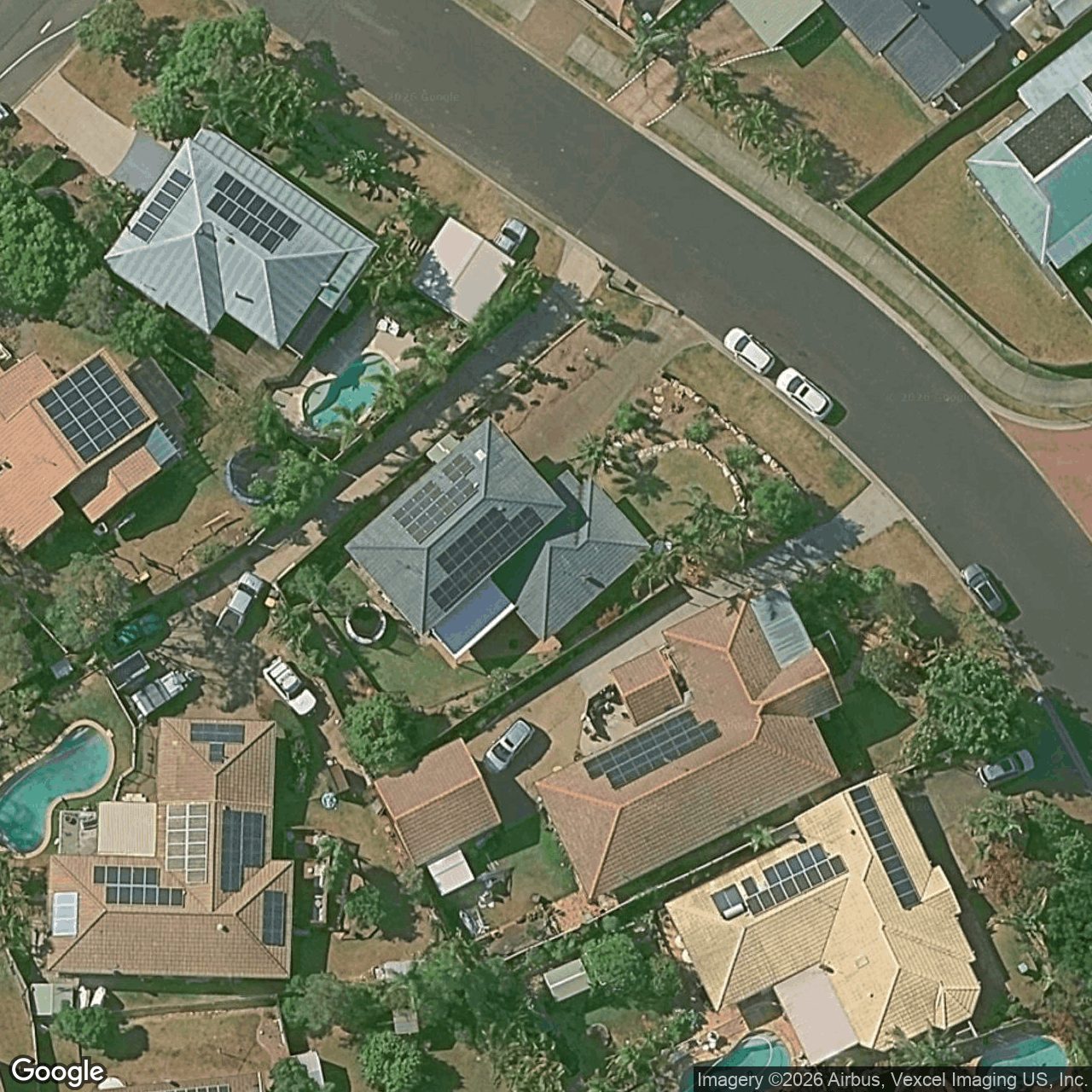 Aerial view of 5 Tristania Way, Highland Park QLD 4211