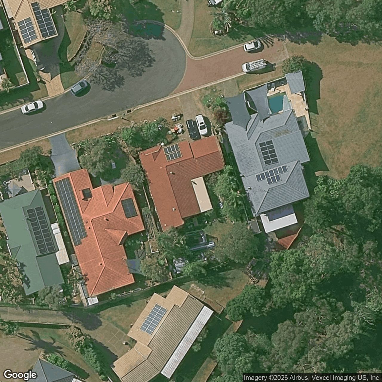 Aerial view of 5 Gloucester Court, Highland Park QLD 4211