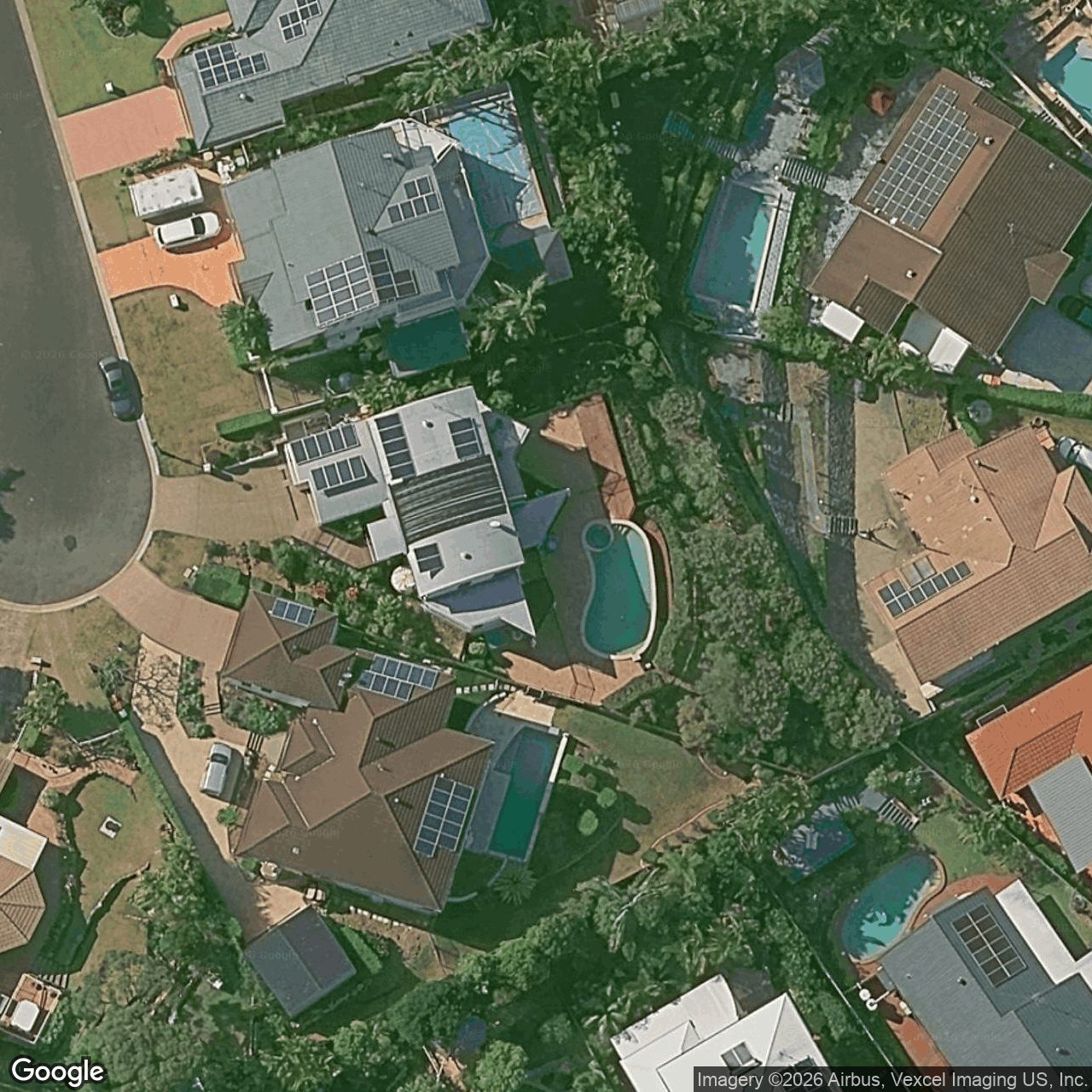 Aerial view of 16 Bellavista Close, Highland Park QLD 4211
