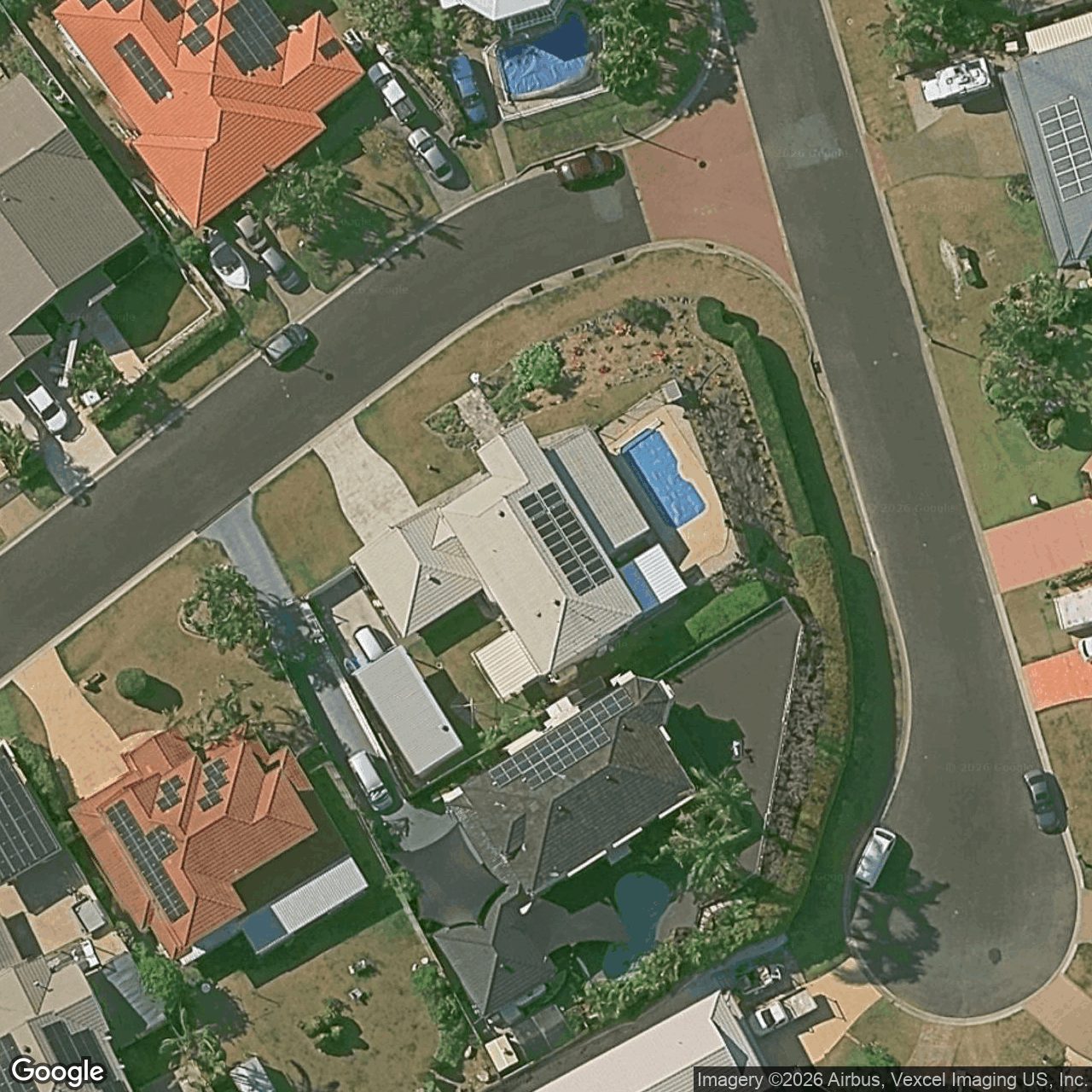 Aerial view of 2 Parklane Place, Highland Park QLD 4211