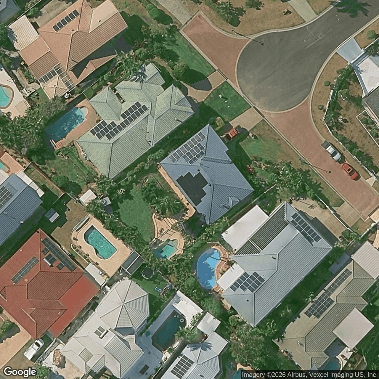 Aerial view of 16 Parklane Place, Highland Park QLD 4211