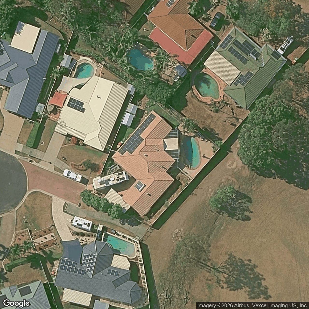 Aerial view of 14 Hampshire Close, Highland Park QLD 4211