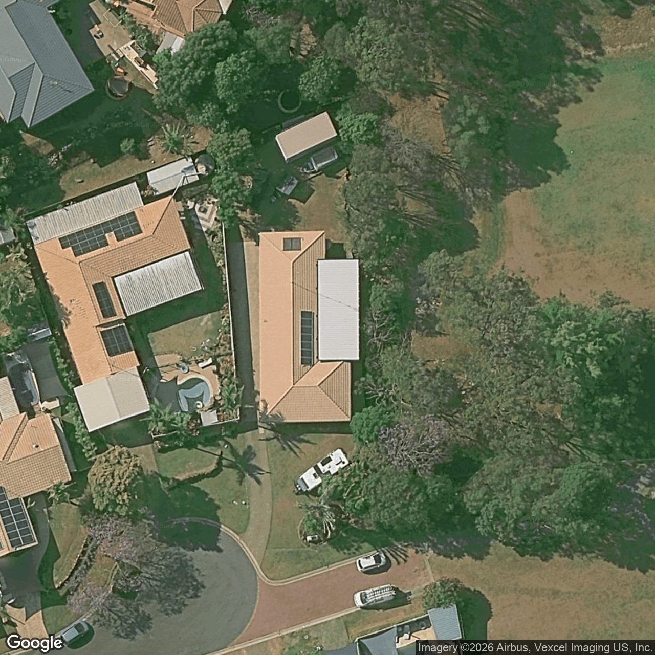 Aerial view of 8 Gloucester Court, Highland Park QLD 4211
