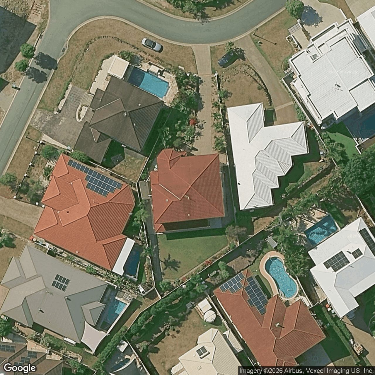 Aerial view of 34 Tara Vista Boulevard, Highland Park QLD 4211