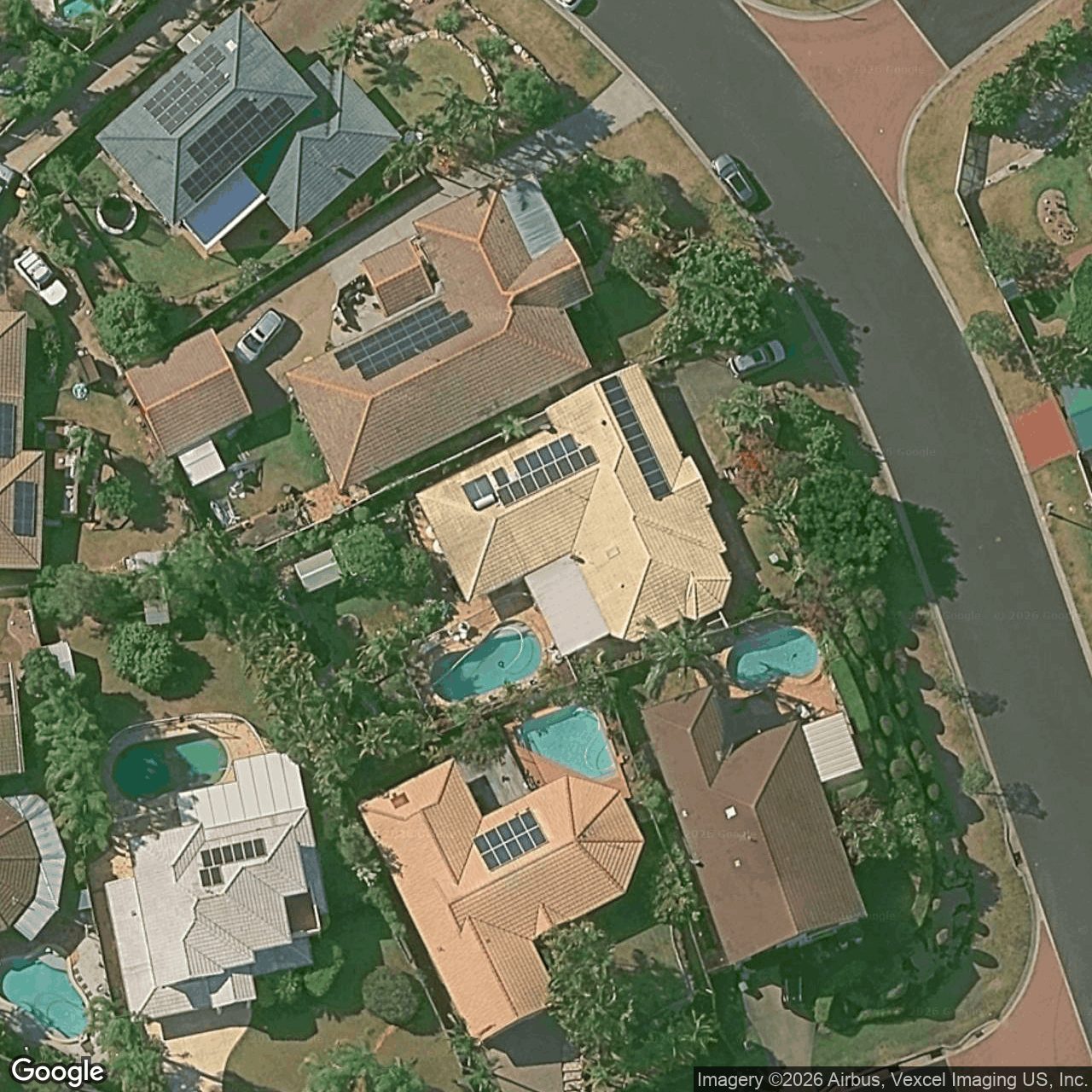 Aerial view of 9 Tristania Way, Highland Park QLD 4211