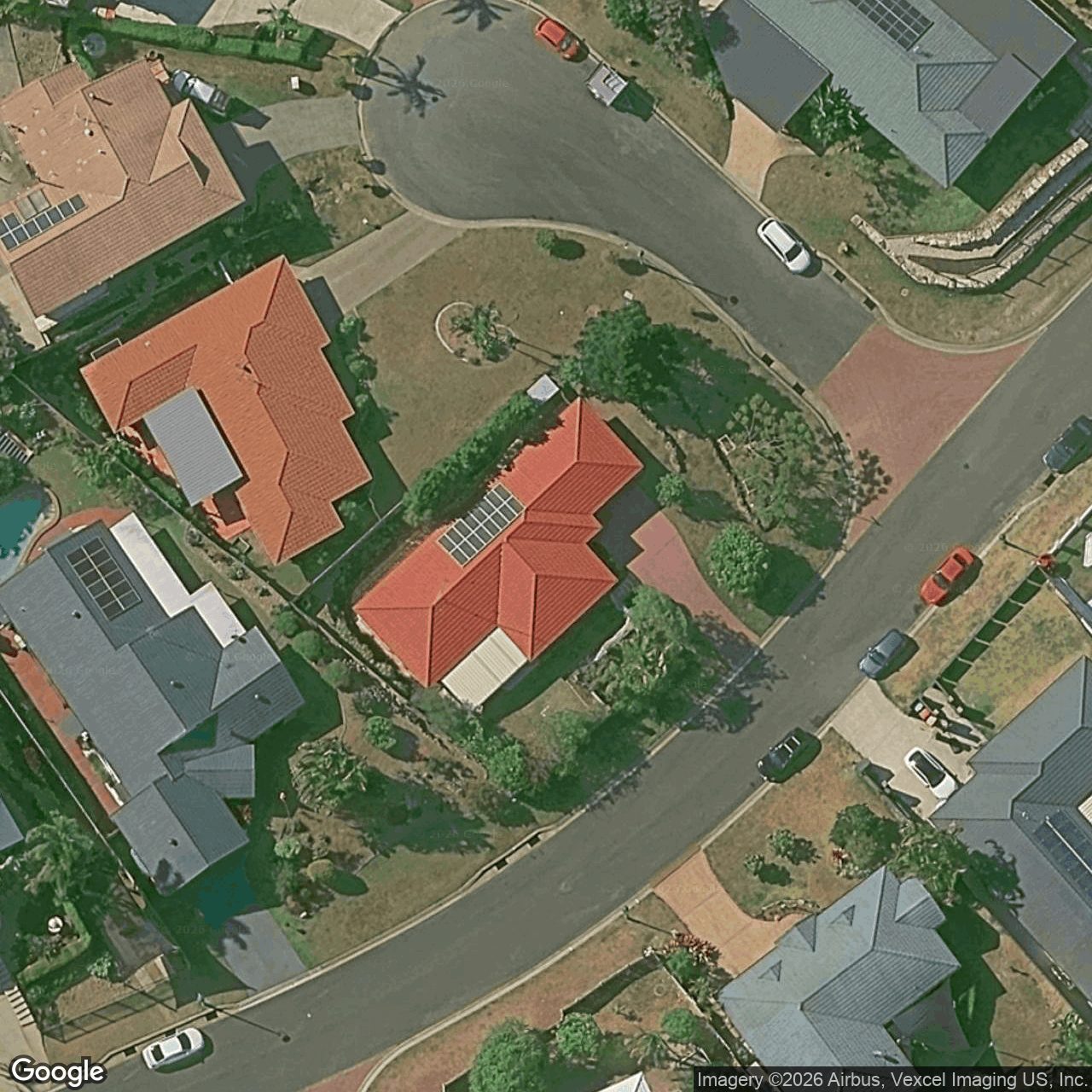 Aerial view of 2 Beaufort Court, Highland Park QLD 4211
