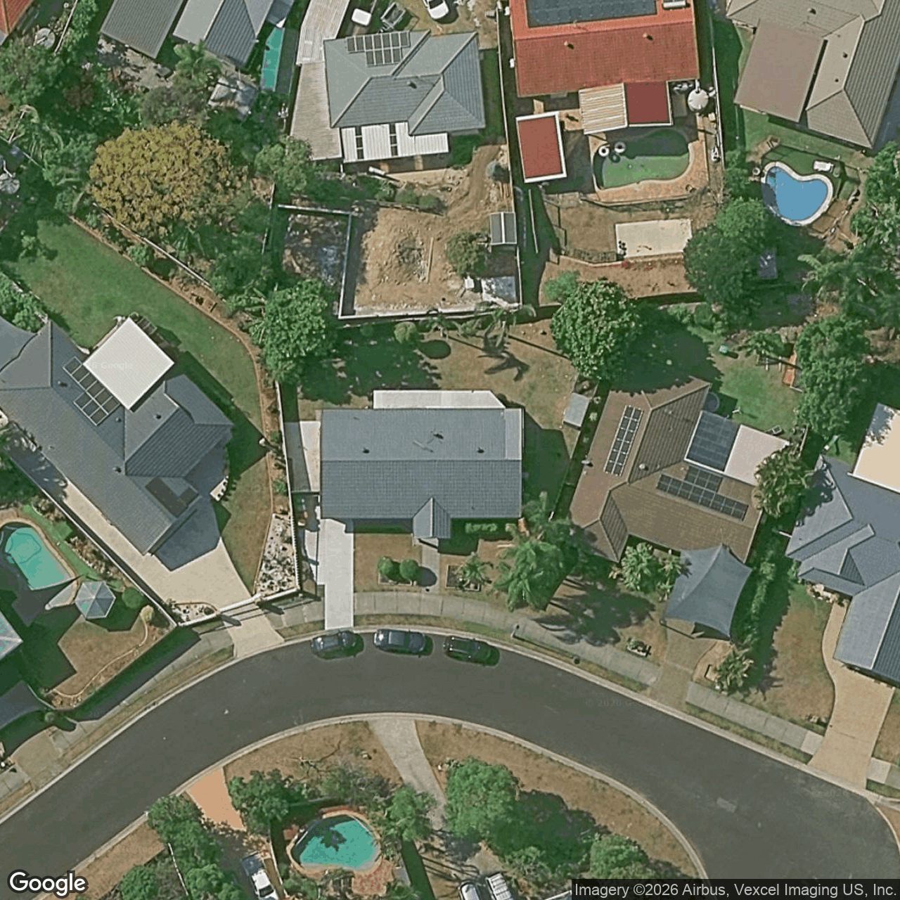 Aerial view of 6 Hampshire Close, Highland Park QLD 4211