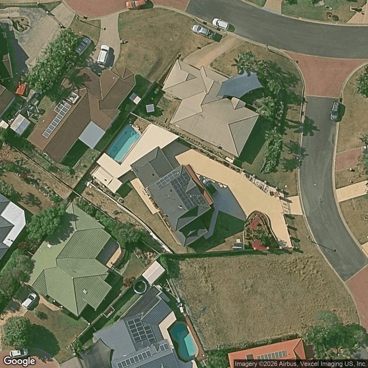 Aerial view of 3 Nightingale Court, Highland Park QLD 4211