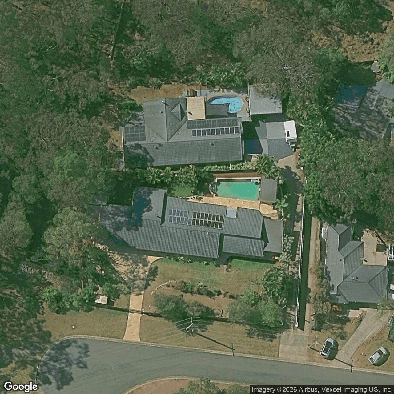 Aerial view of 33 Ben Lomond Drive, Highland Park QLD 4211
