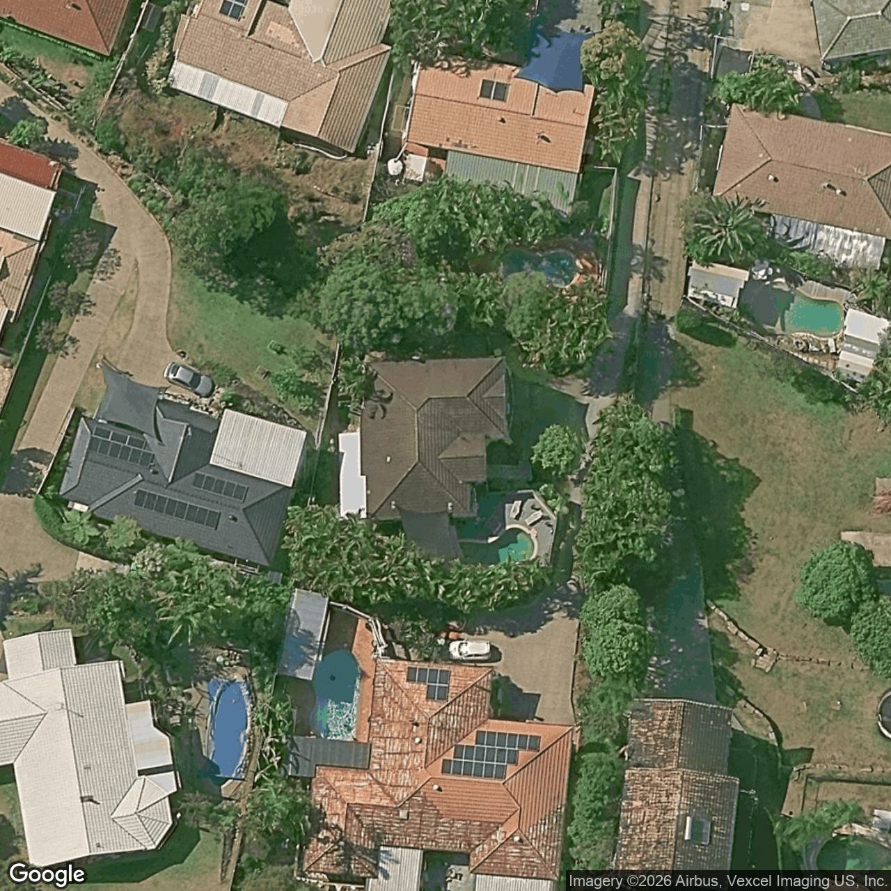 Aerial view of 46A Renfrew Drive, Highland Park QLD 4211