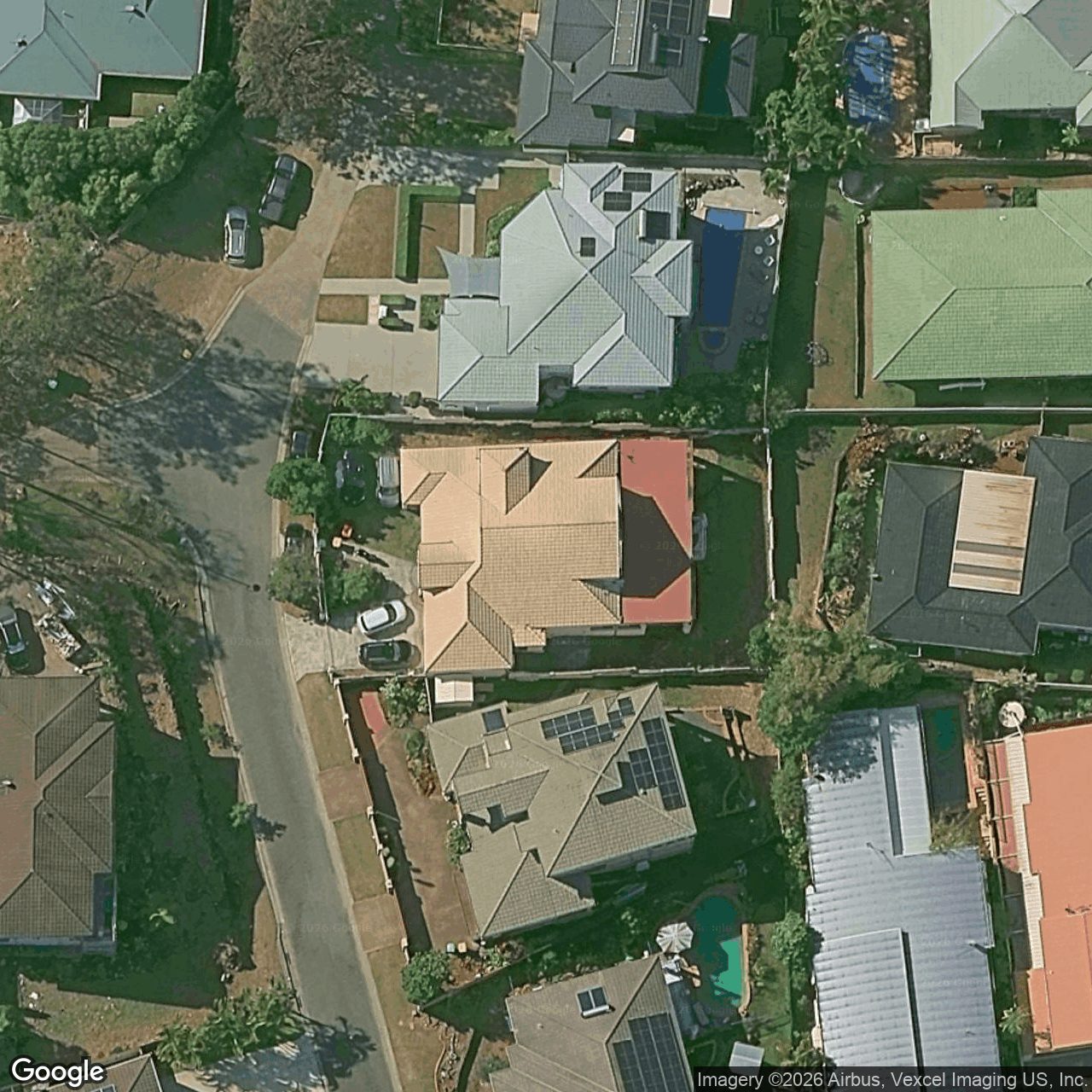 Aerial view of 5 Galleria Court, Highland Park QLD 4211