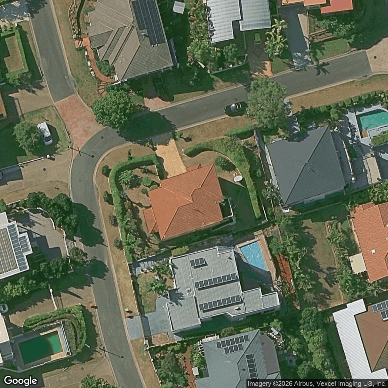 Aerial view of 4 Moroccan Street, Highland Park QLD 4211