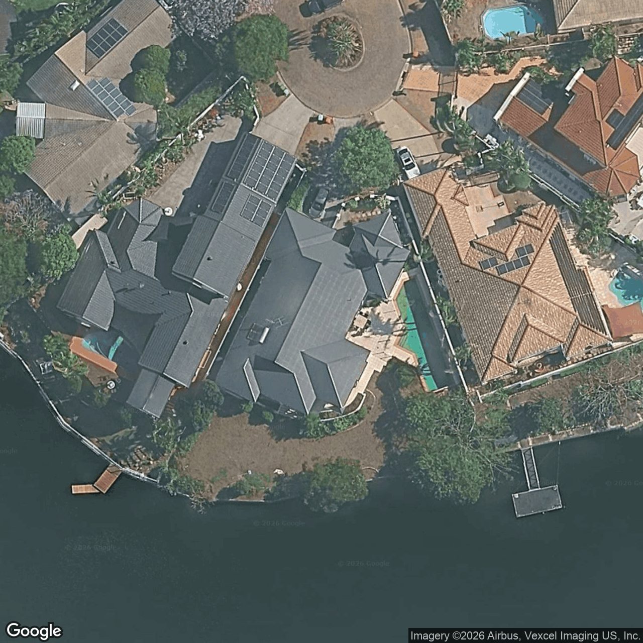 Aerial view of 7 Catalina Court, Mermaid Waters QLD 4218