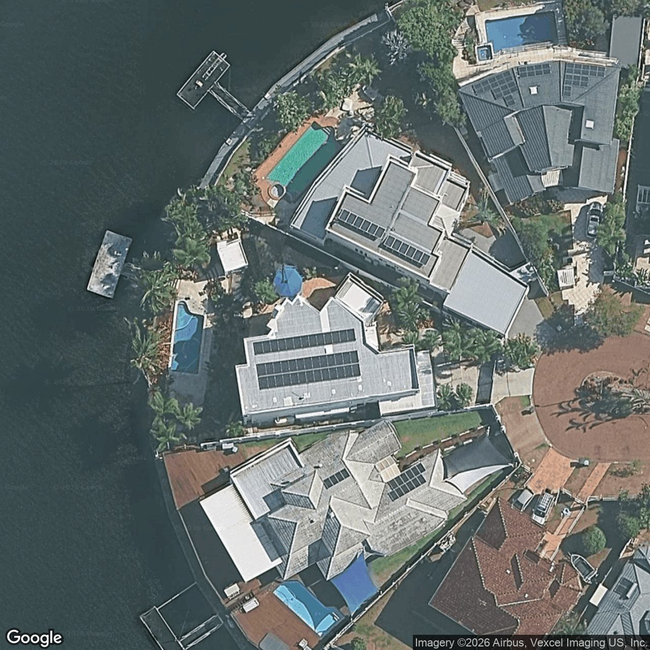 Aerial view of 12 Crestmore Court, Mermaid Waters QLD 4218