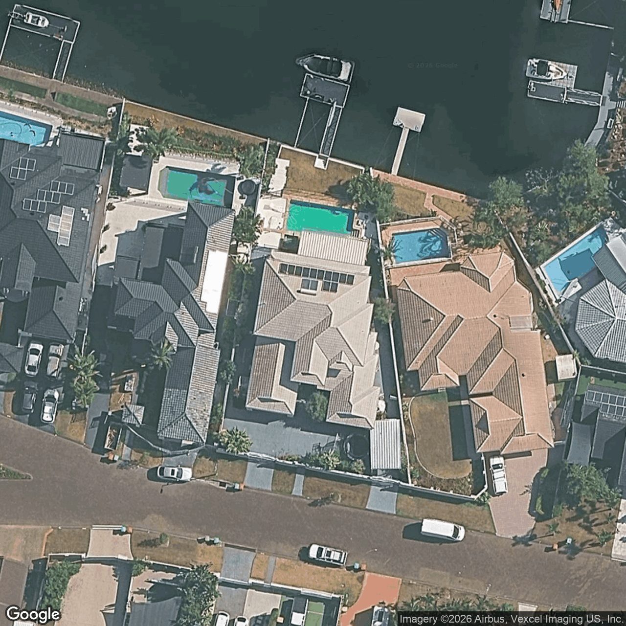 Aerial view of 5 Salamander Court, Mermaid Waters QLD 4218