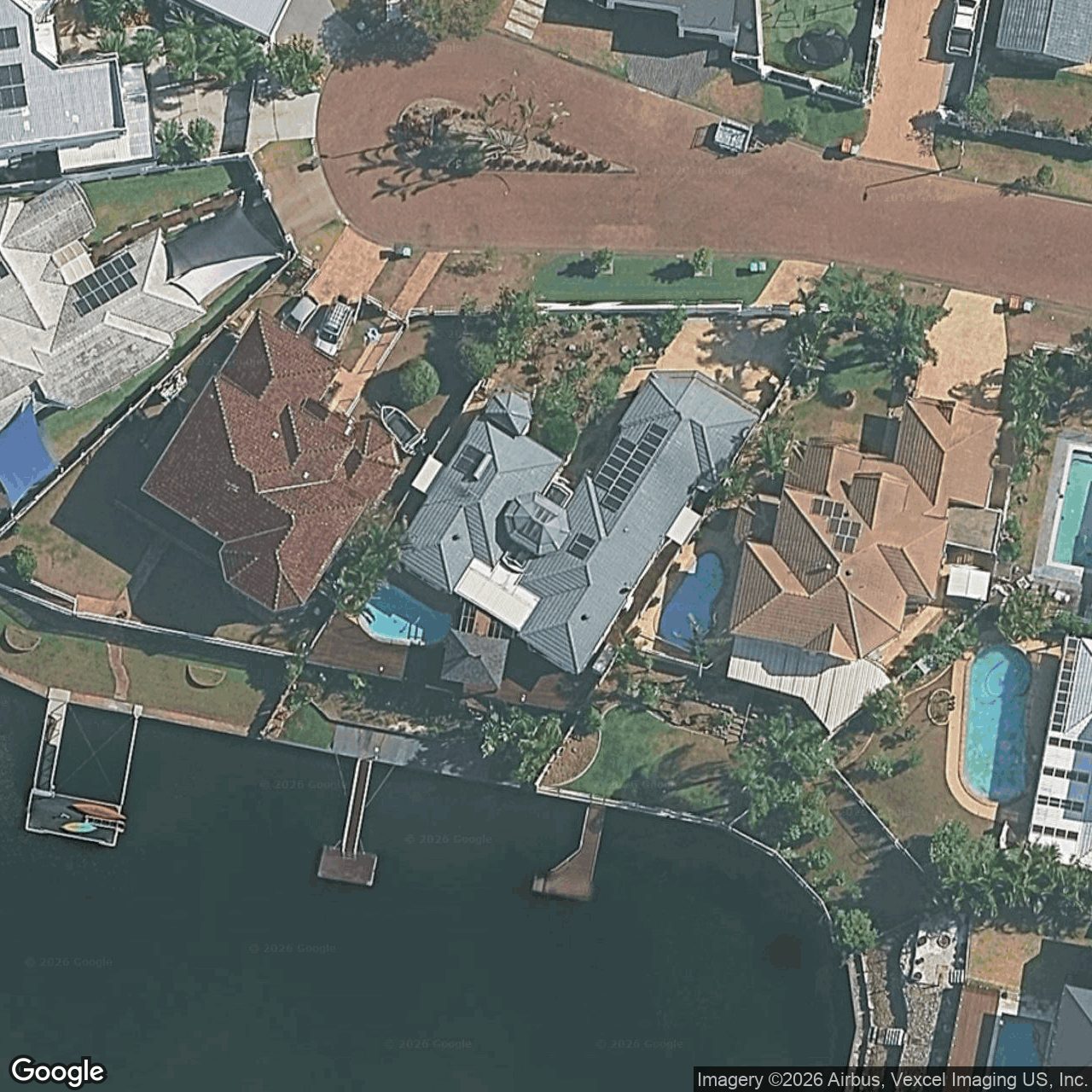 Aerial view of 6 Crestmore Court, Mermaid Waters QLD 4218
