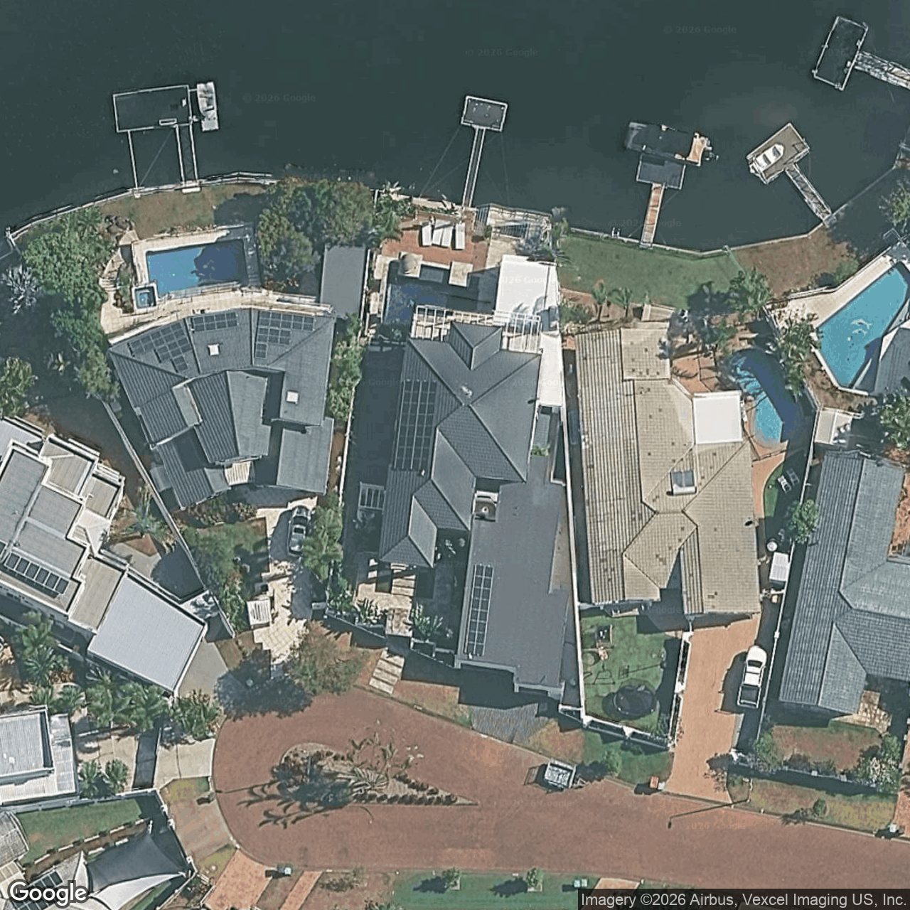 Aerial view of 7 Crestmore Court, Mermaid Waters QLD 4218