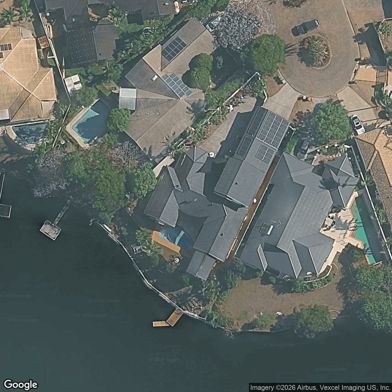 Aerial view of 5 Catalina Court, Mermaid Waters QLD 4218