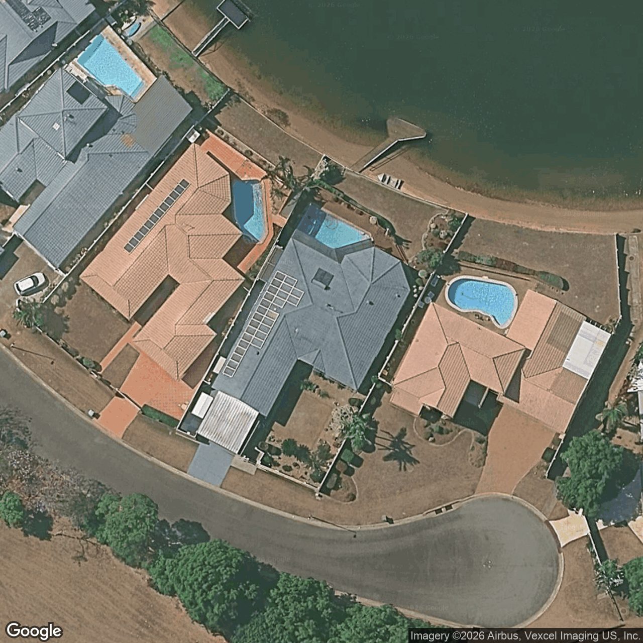 Aerial view of 18 Wollundry Place, Mermaid Waters QLD 4218