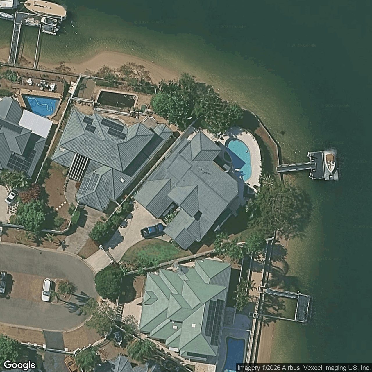 Aerial view of 42 Allandale Entrance, Mermaid Waters QLD 4218