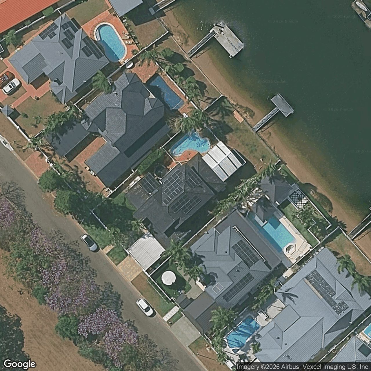 Aerial view of 8 Wollundry Place, Mermaid Waters QLD 4218