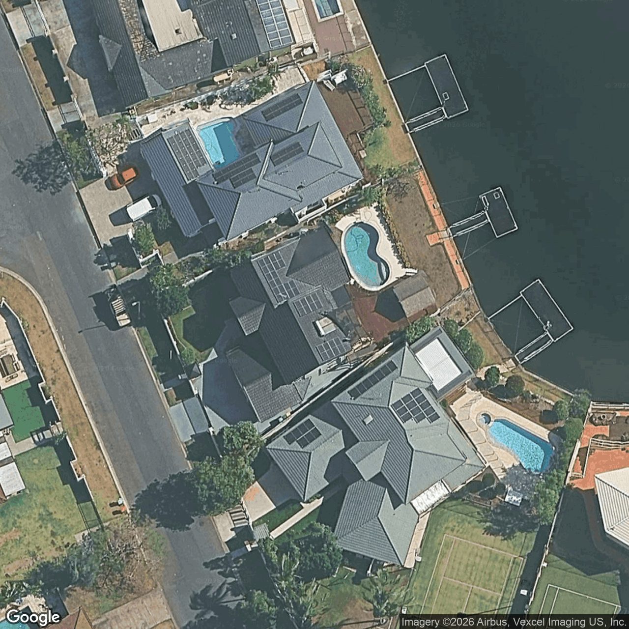 Aerial view of 10 Portobello Drive, Mermaid Waters QLD 4218