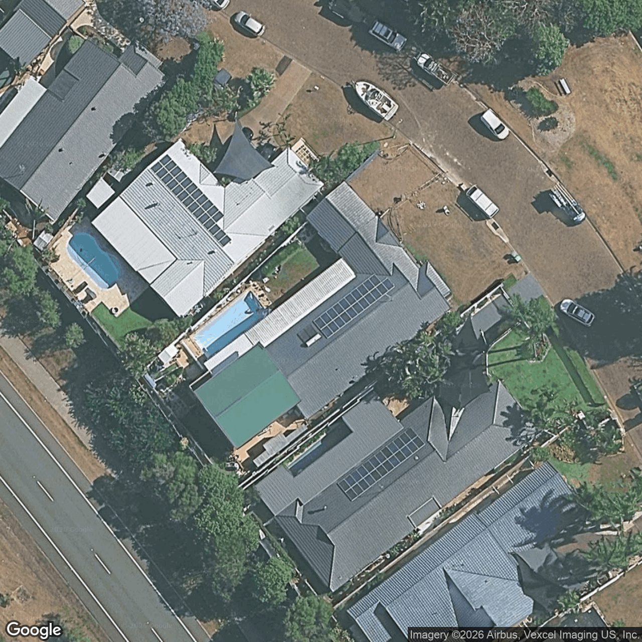 Aerial view of 19 Portobello Drive, Mermaid Waters QLD 4218