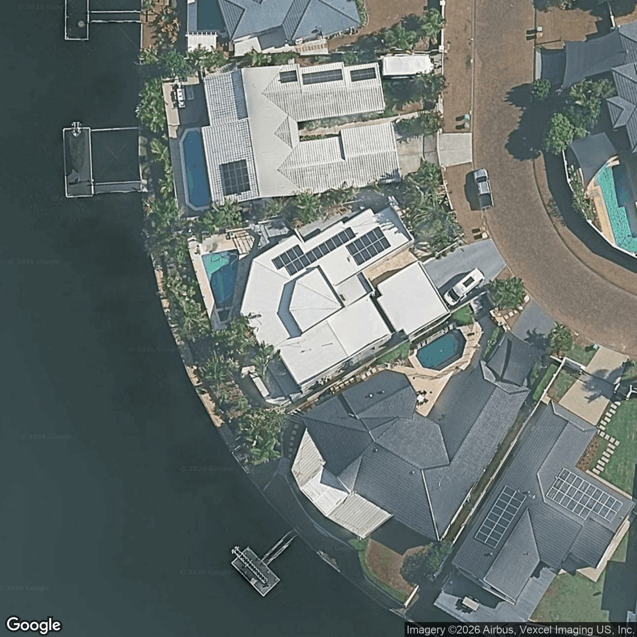 Aerial view of 11 Bernardino Court, Mermaid Waters QLD 4218
