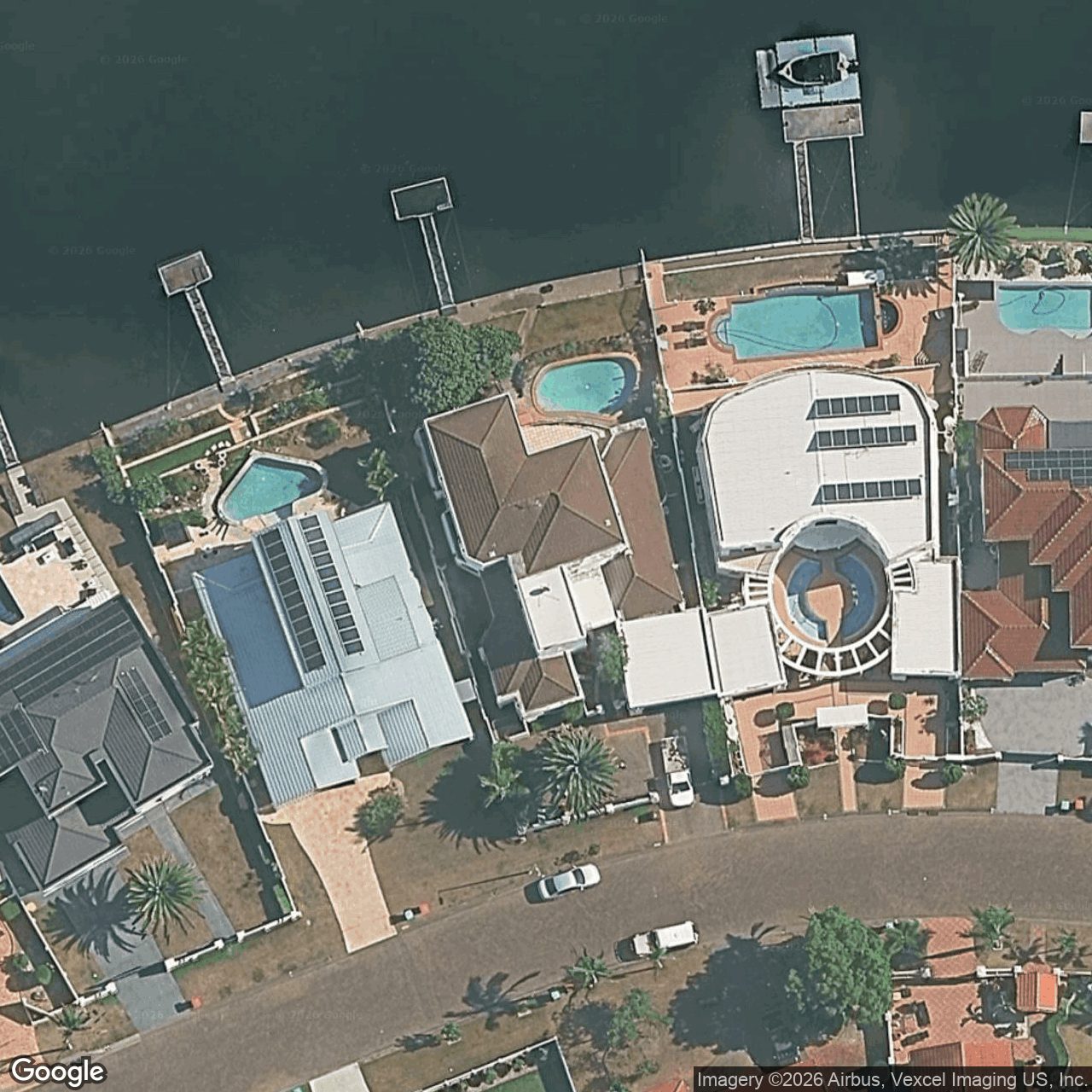 Aerial view of 17 Karabella Court, Mermaid Waters QLD 4218