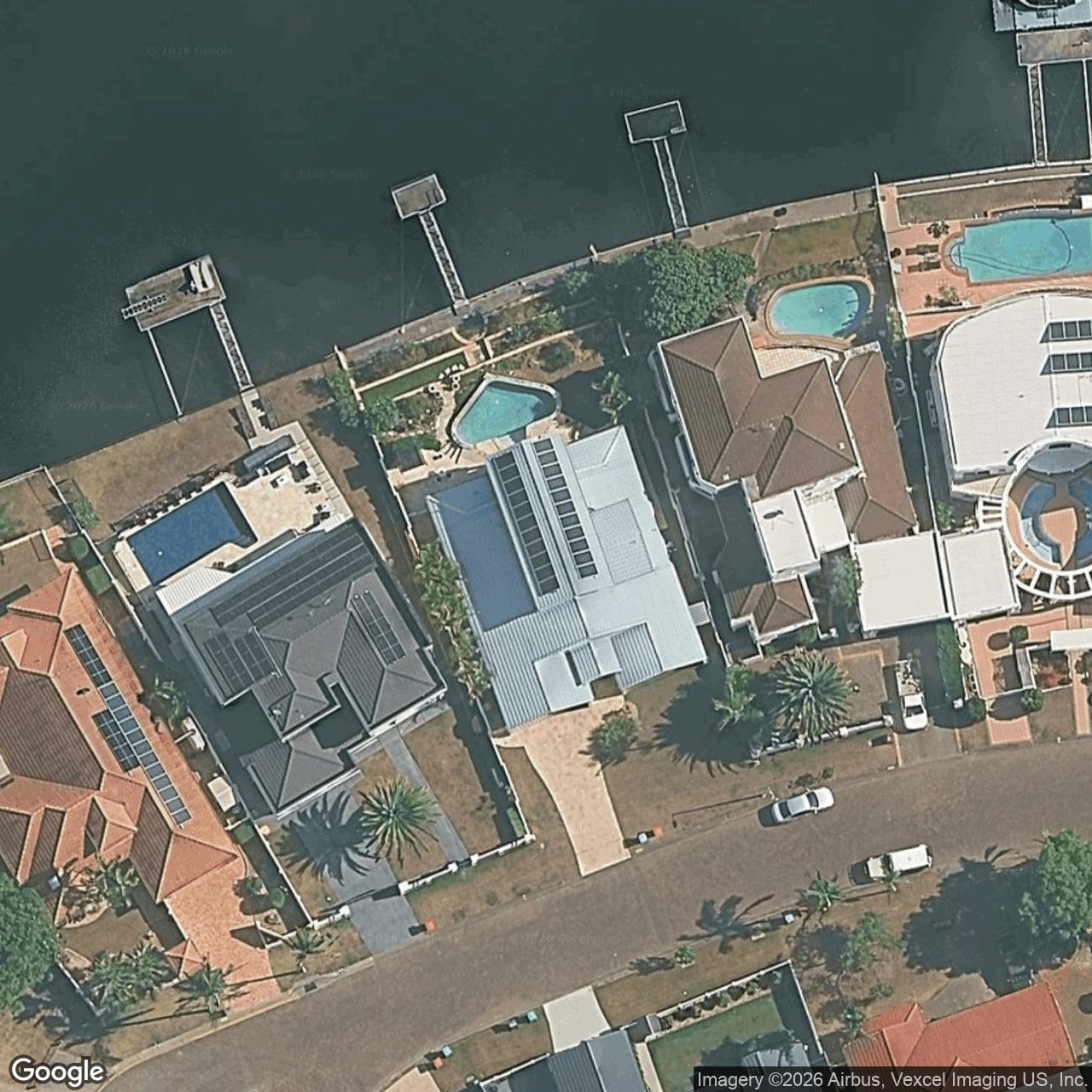 Aerial view of 19 Karabella Court, Mermaid Waters QLD 4218