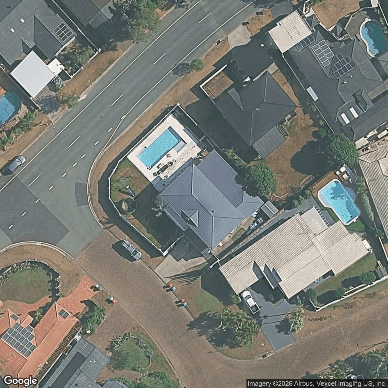 Aerial view of 2 Bernardino Court, Mermaid Waters QLD 4218