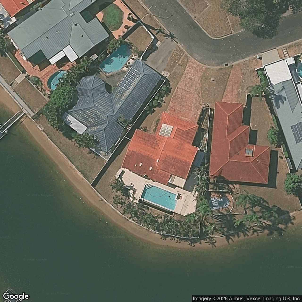 Aerial view of 34 Drayton Terrace, Mermaid Waters QLD 4218