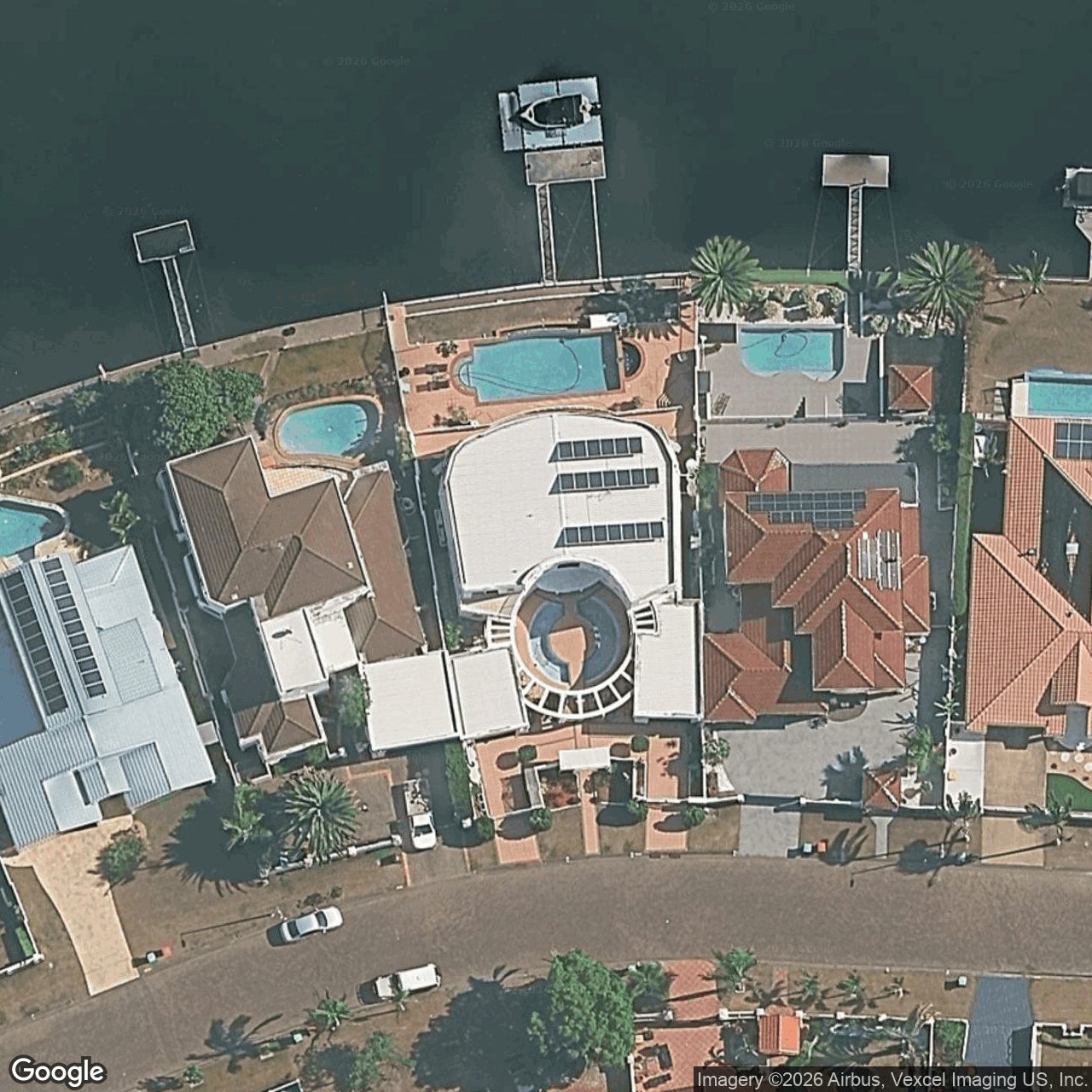 Aerial view of 15 Karabella Court, Mermaid Waters QLD 4218