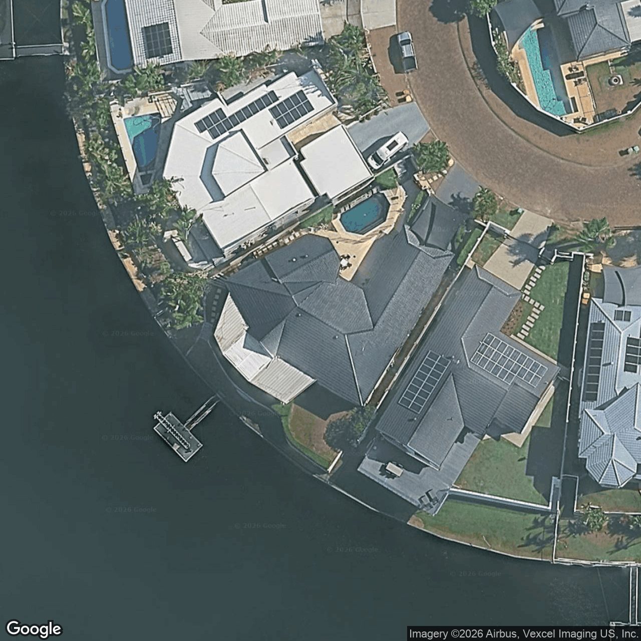 Aerial view of 13 Bernardino Court, Mermaid Waters QLD 4218
