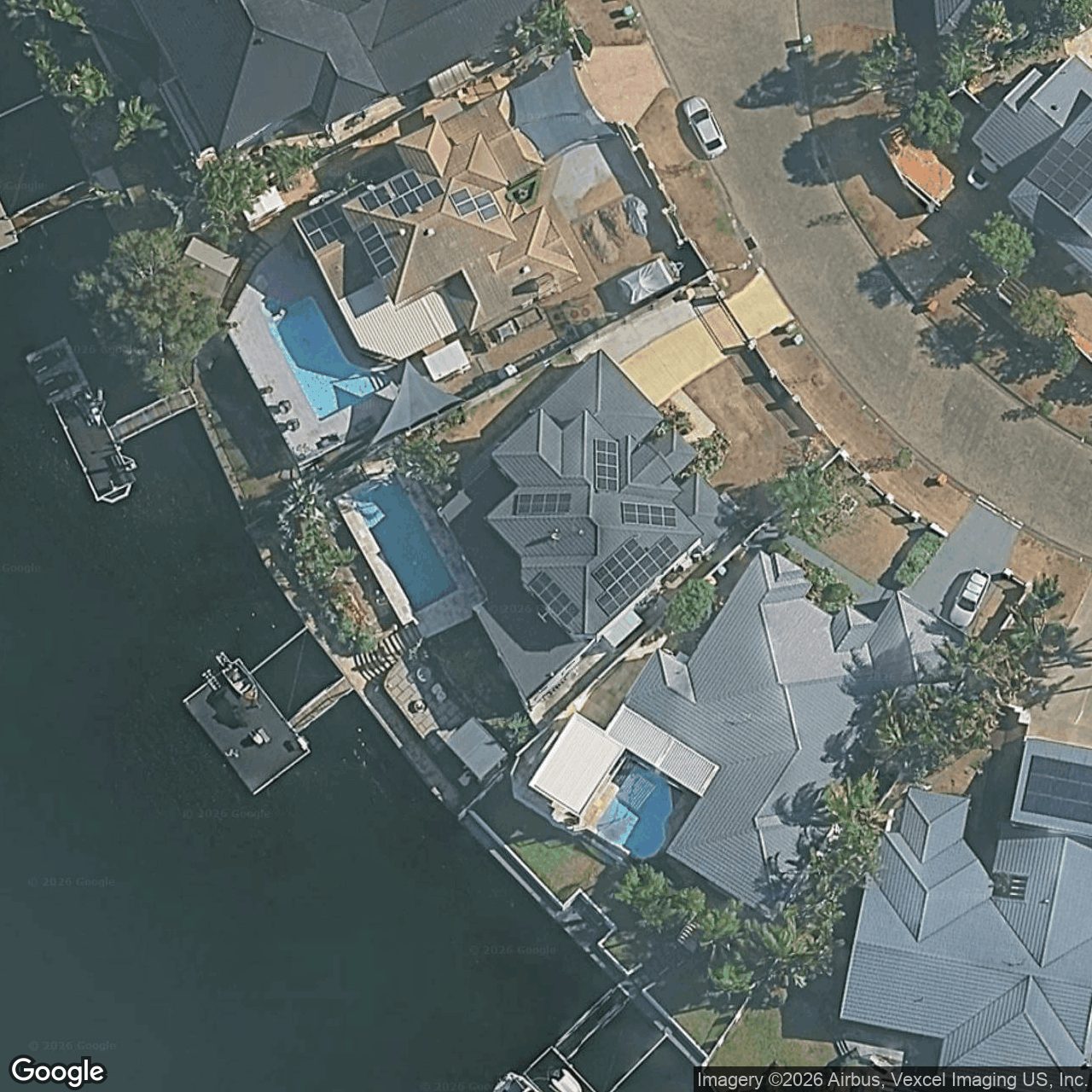 Aerial view of 8 Montebello Court, Mermaid Waters QLD 4218