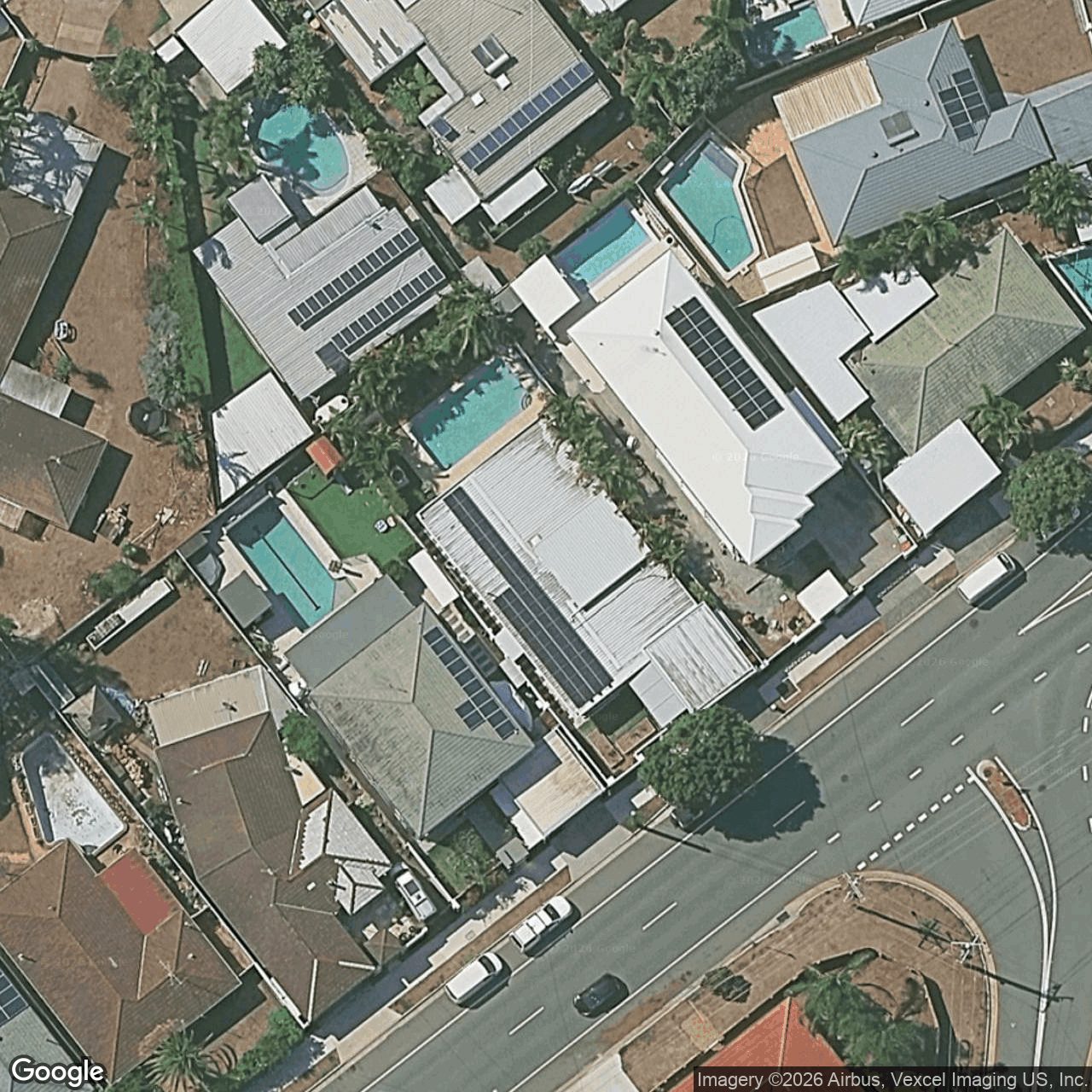Aerial view of 41 Surfers Avenue, Mermaid Waters QLD 4218