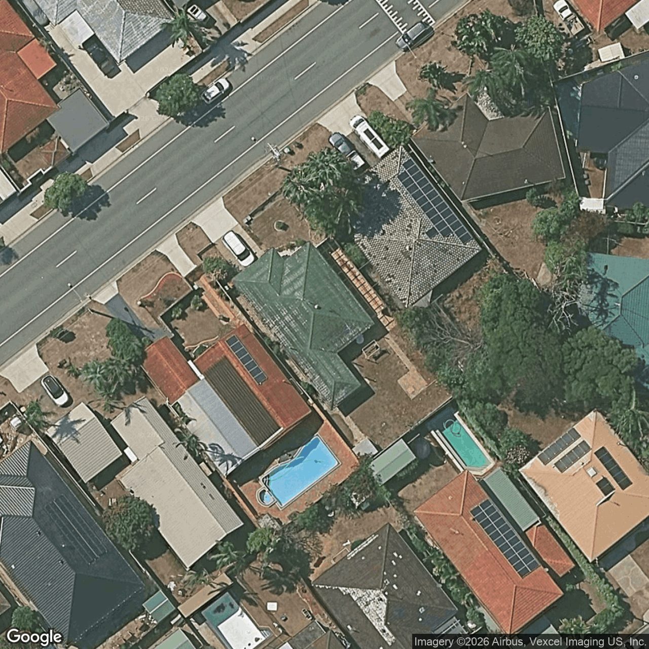 Aerial view of 42 Surfers Avenue, Mermaid Waters QLD 4218