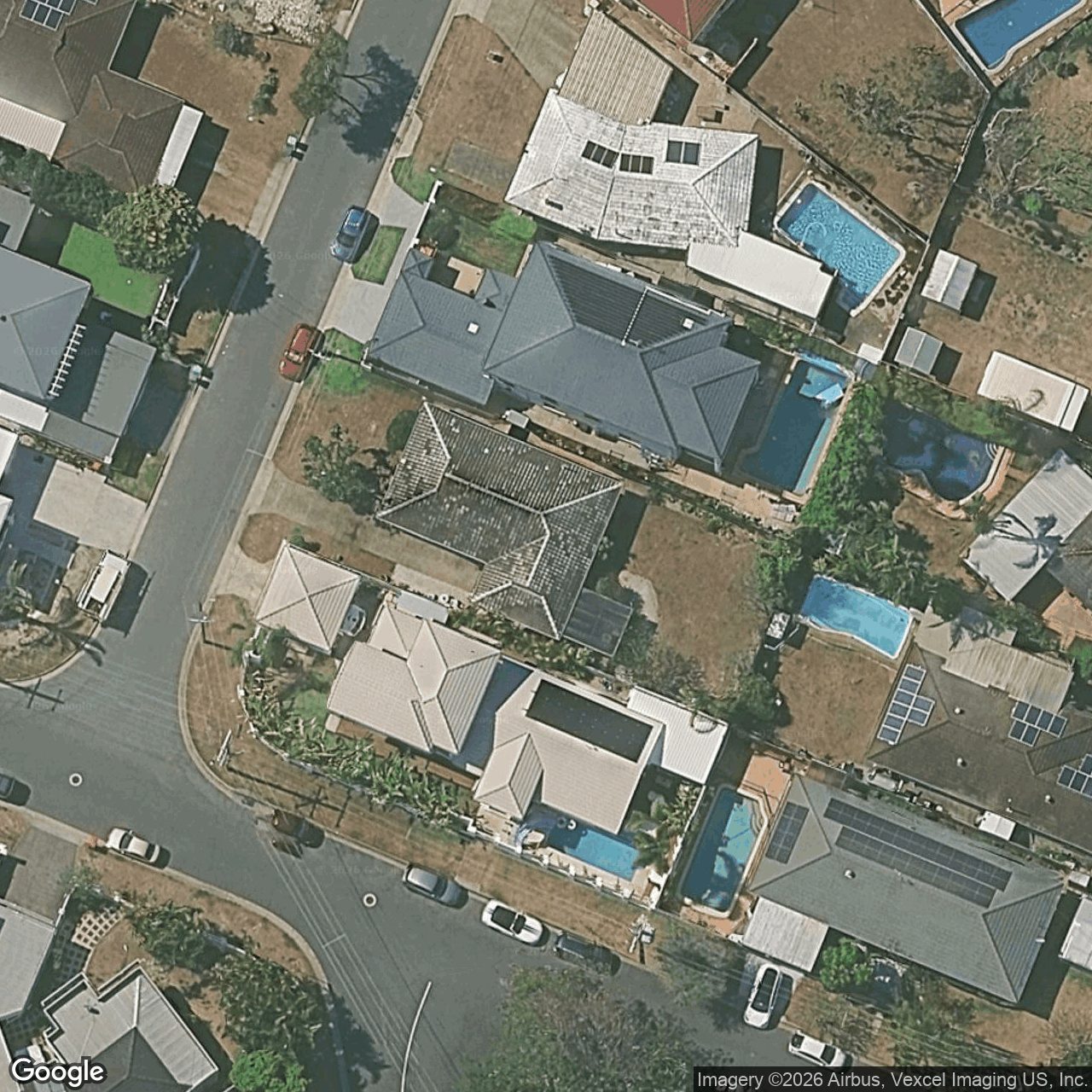 Aerial view of 13 Mascala Parade, Mermaid Waters QLD 4218
